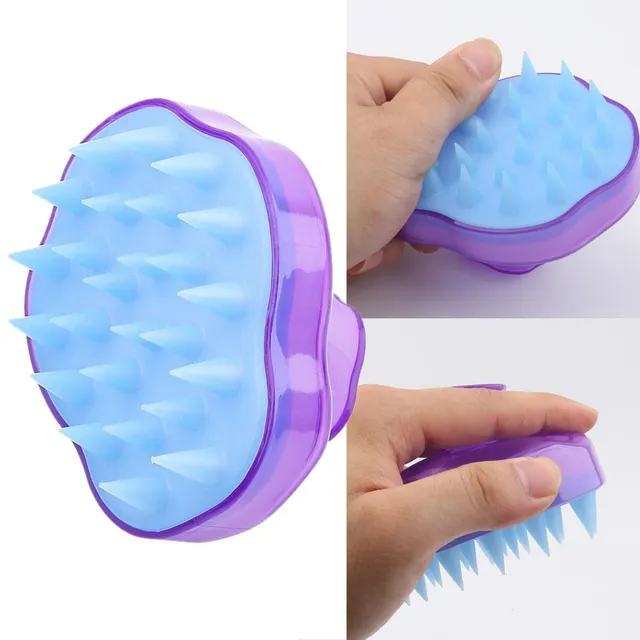 Brosse de massage pour le lavage des cheveux