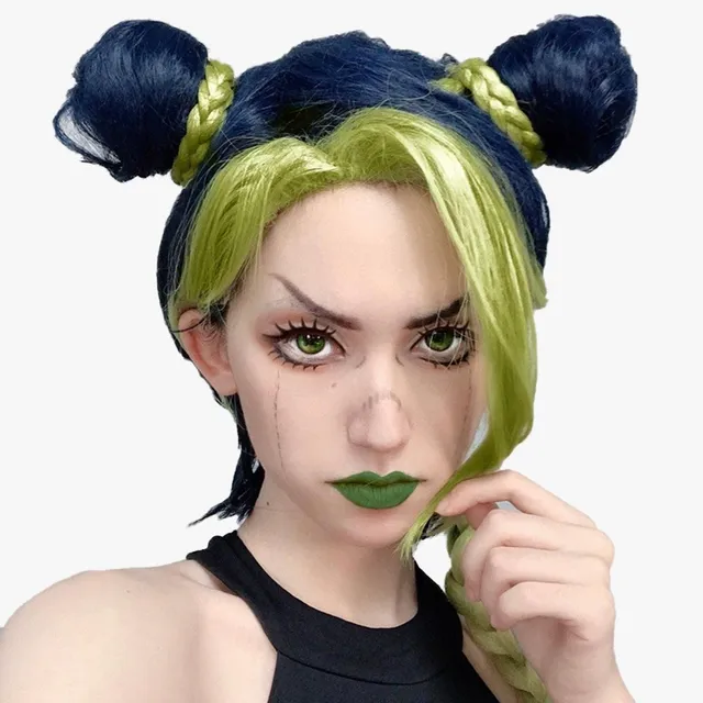 Matte green lipstick for cosplay JoJo