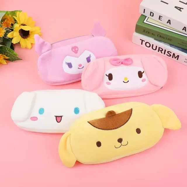 Pencil cases with pet motifs for children