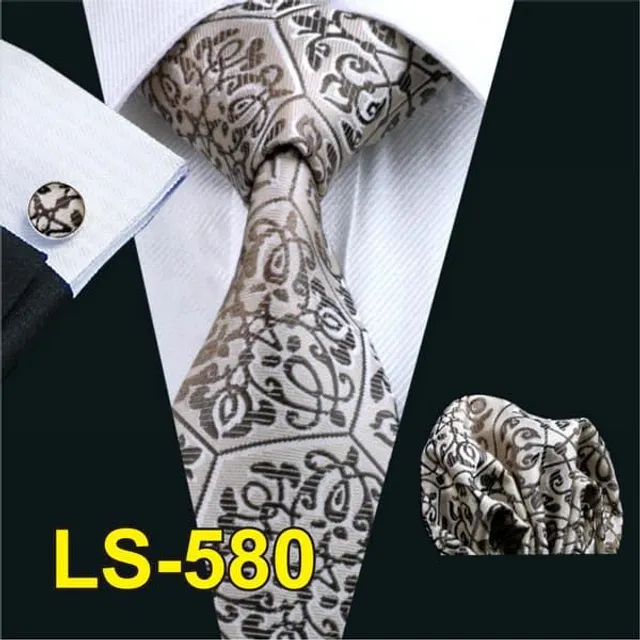 Bărbați set de luxos de cravate, Handkerchiefs, Cuff link-uri