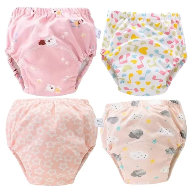 Children's Trends Popular Newborn Diaper Swimsuit with Printing 4 pcs