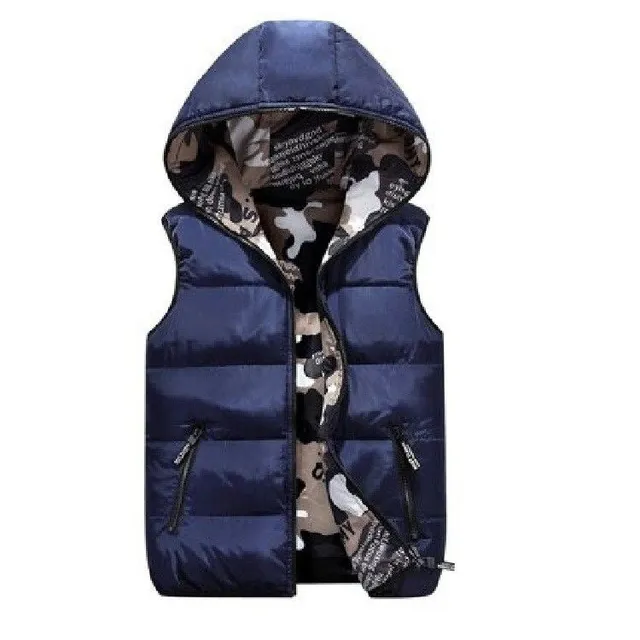 Men's Jordan quilted vest modra xxs