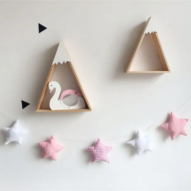 Decorative garlands with stars