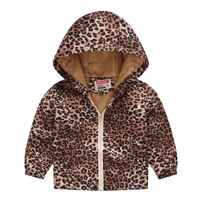 Girls spring and autumn windbreakers with hood