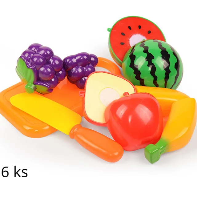 Fructe și legume din plastic pentru copii - până la 37 de piese