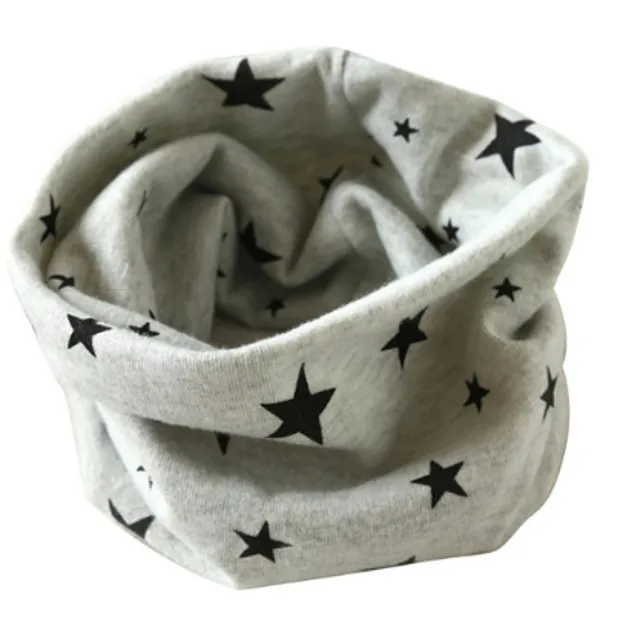 Children's neck warmer with stars