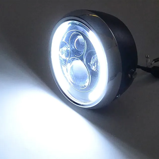 Phare LED pour moto circulaire