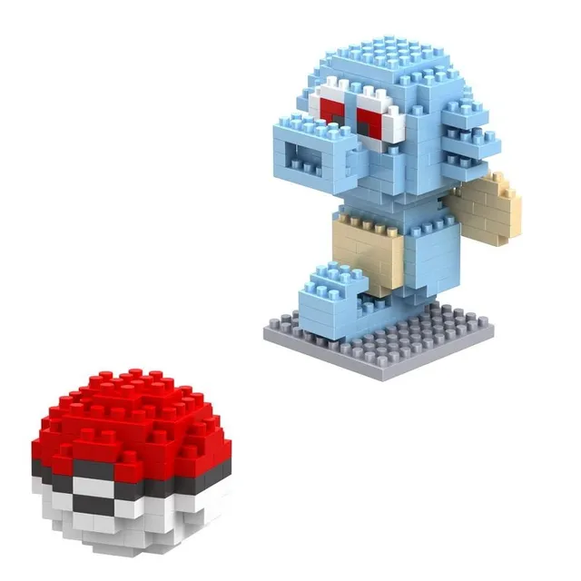 Set de construcție pentru copii Pokémon - figurină din cărămizi și Pokéball