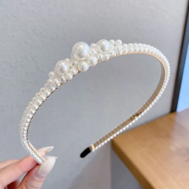 Women's Modern Bead Headband Naomi