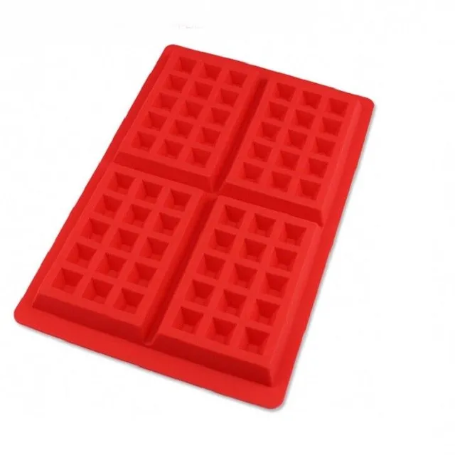 Silicone form for waffles