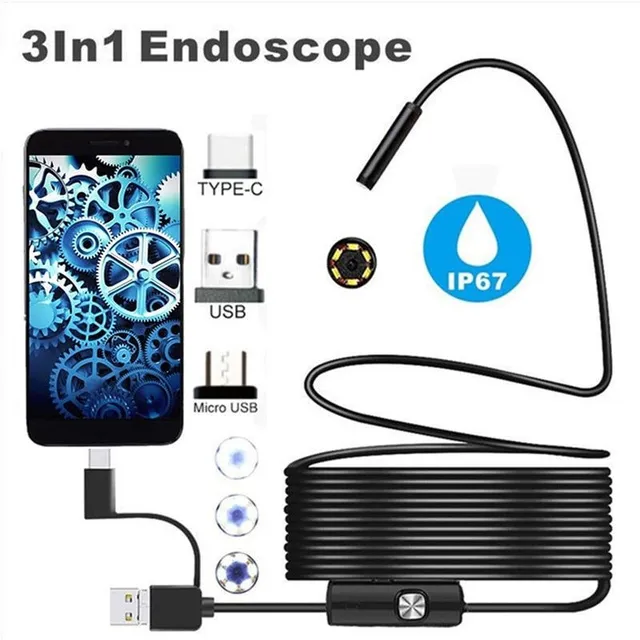 7.0/5.5 MM waterproof endoscopic camera