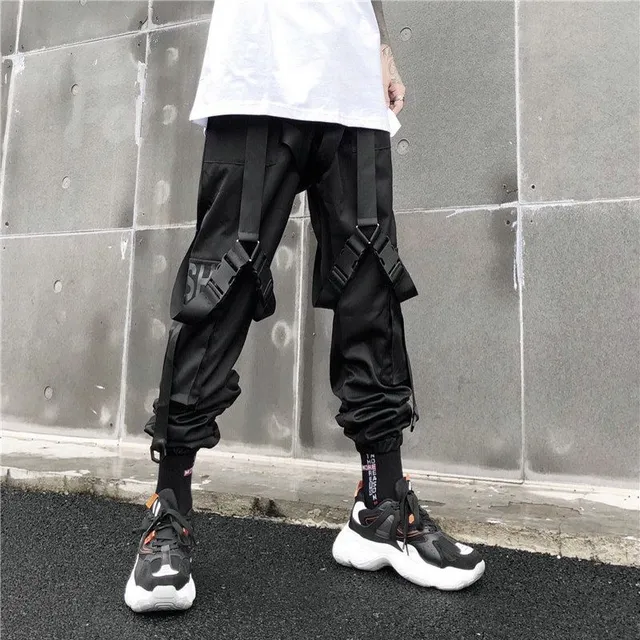 Pantaloni de trening pentru bărbați în stil jogger HipHop