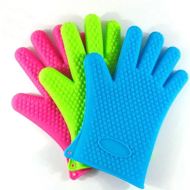 Silikonová grilovací rukavice - různé barvy