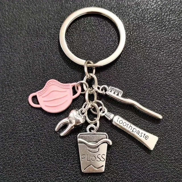 1 piece of dental keychain