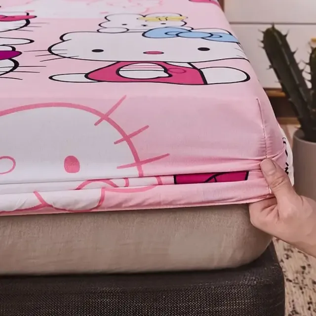 Ochranný Potah Na Matraci Sanrio Hello Kitty S Protiskluzovou Fixací