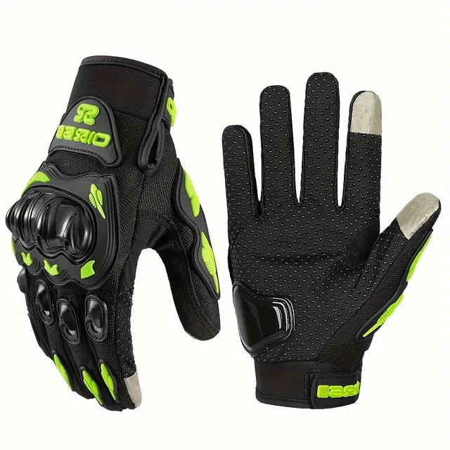 Summer motorcycle gloves for men - breathable, protective, anti-fall, anti-slip, touch screen