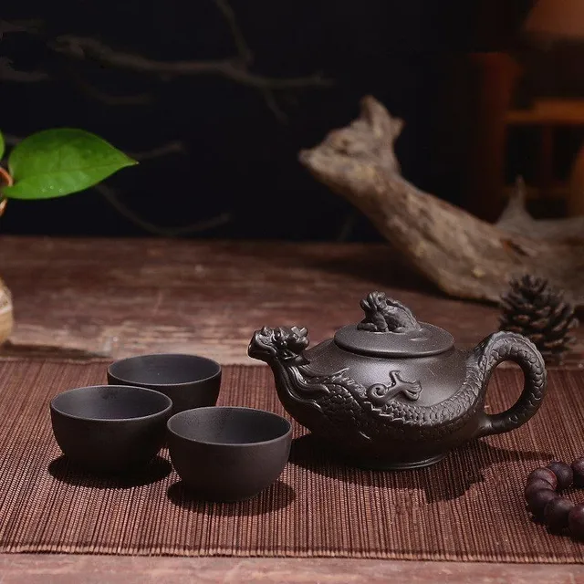 Traditional Chinese tea set 4 pcs