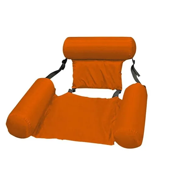 Inflatable folding chair for water