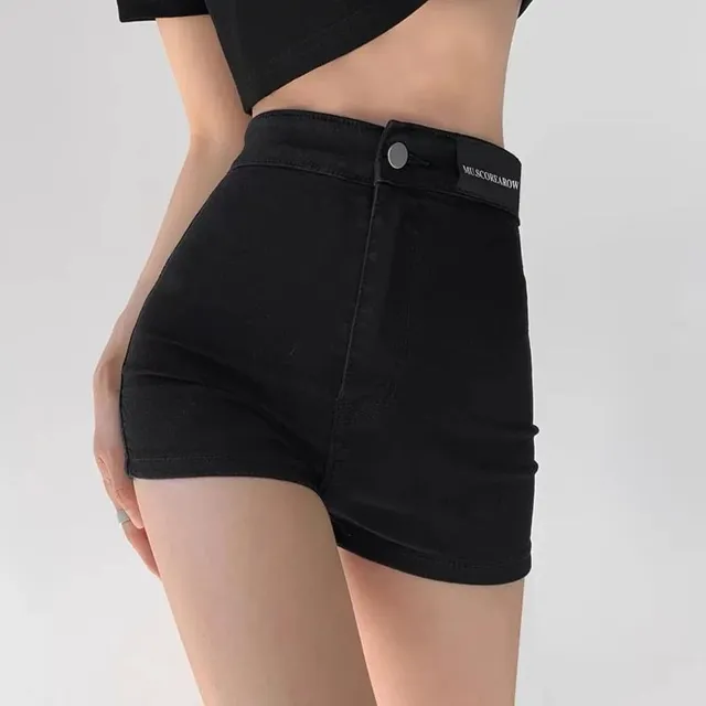 Women's comfortable modern classic cut high waisted shorts - various colours