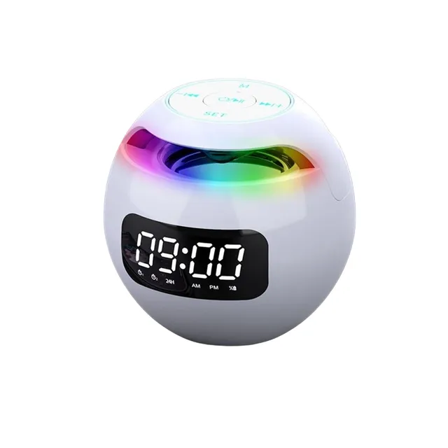 Alarm clock with LED display and bluetooth