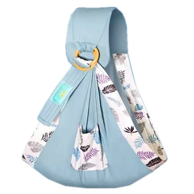 Baby Wrap Newborn Sling Carrier Dual Use Infant Breastfeeding Cover Mesh Fabric Breastfeeding Carriers Adjustable Kangaroo Bag