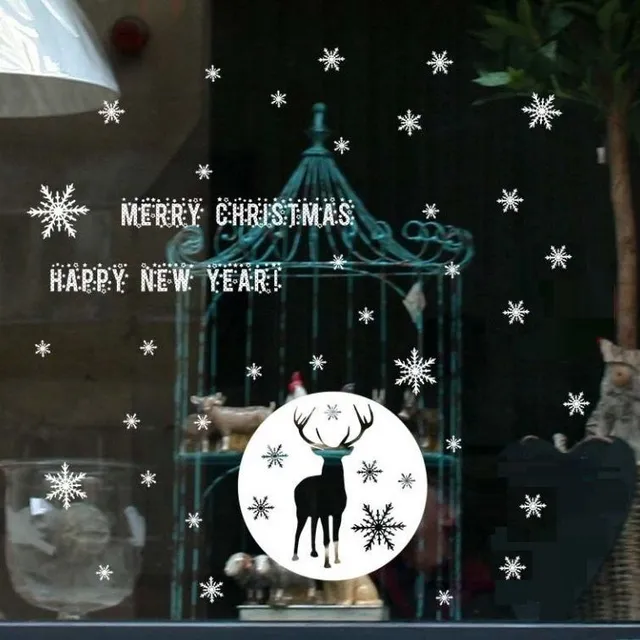 Christmas window stickers