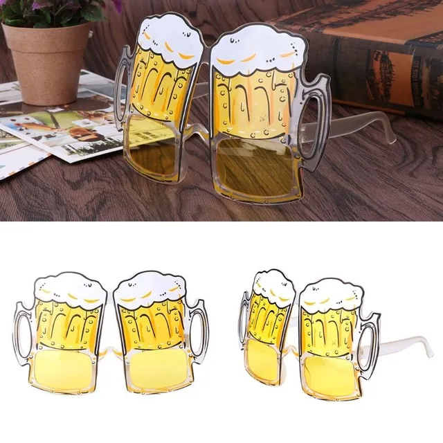 Fun party sun beer glasses