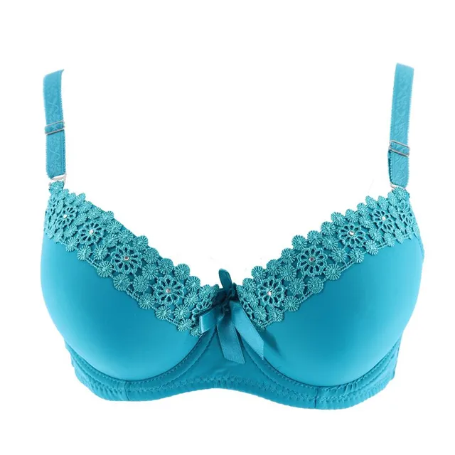 Women's Push-up Bra with Flowers