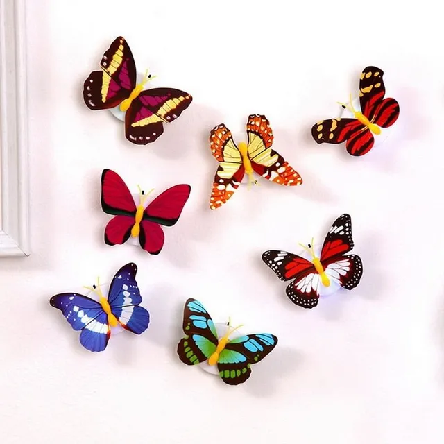 Adhesive LED night light - Butterfly