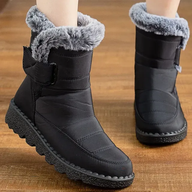 Women's Waterproof Elegant Winter Boots With Warm Internal Fur - Different Colors