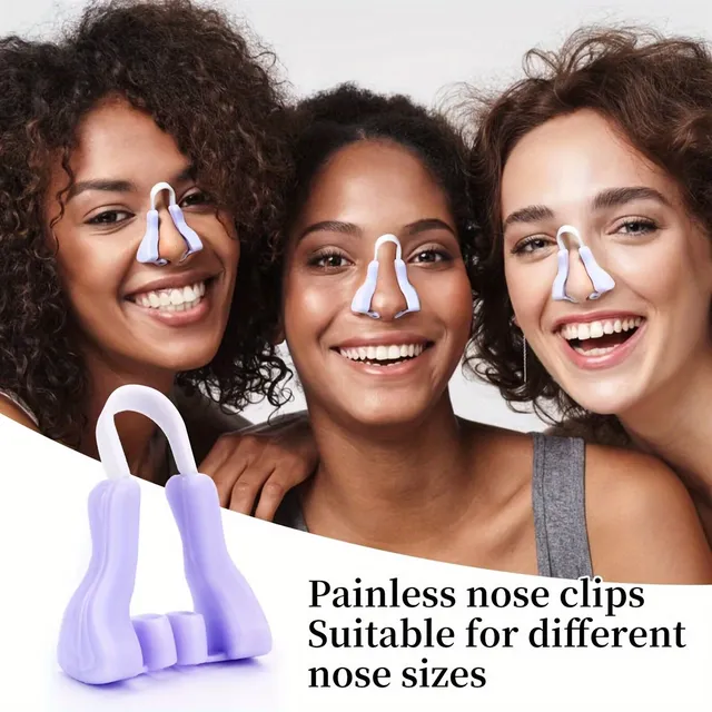 Silicone nose shaping clip for instant perfect nose shaping