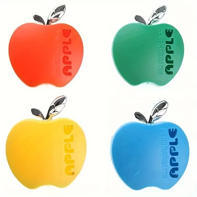 Car air freshener with an apple scent and essential oil diffuser