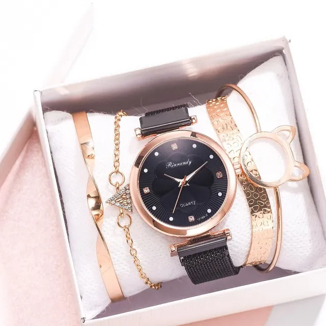 Luxury set of ladies watches and bracelets WIENA