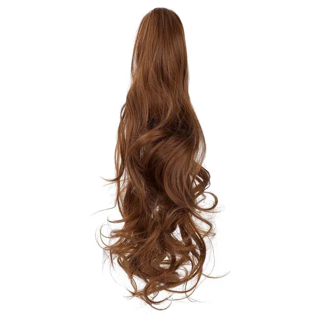 Long straight black wig for women - Wig made of heat resistant synthetic fiber - Ideal for fashionable women