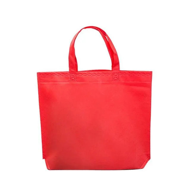 Handy single color shopping bag without printing made of durable material Lew