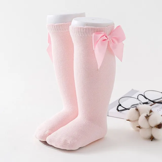Dievčenské módne ponožky s mašľou Lee