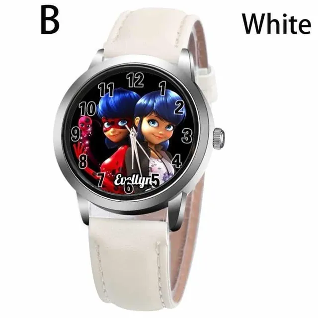Dívčí náramkové hodinky | Beruška b-white-2