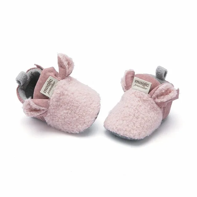 Detské teplé papučky pre novorodenca