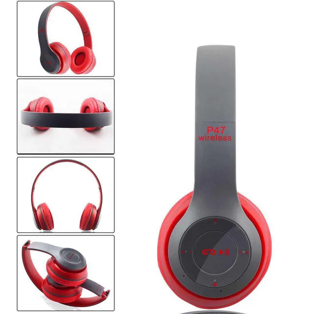 Stylish bluetooth/wireless headphones with buttons
