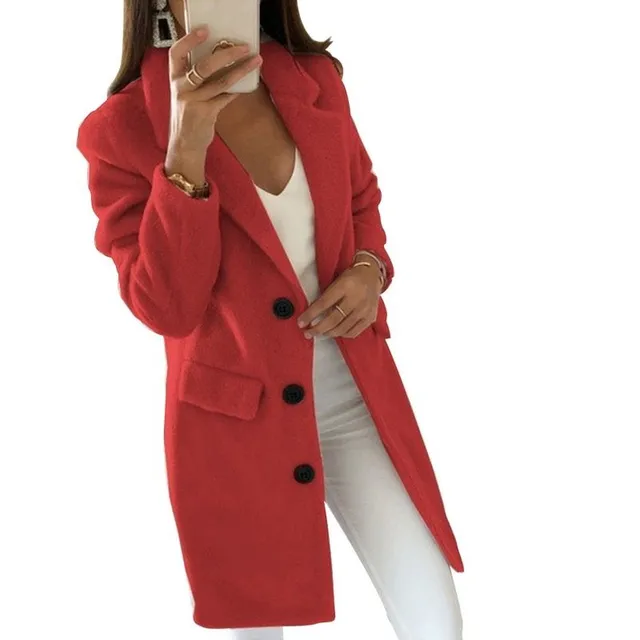 Women's elegant extended coat Layla