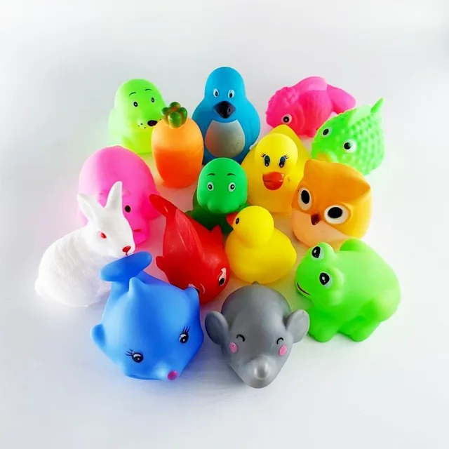 Children's rubber toys for water