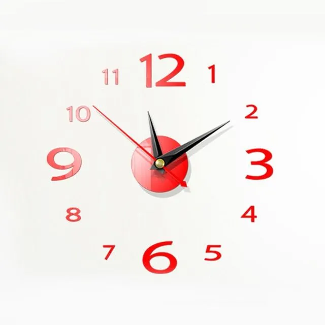 Stylish modern 3D clock 05