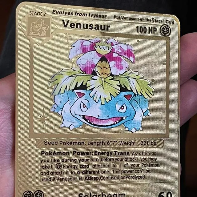 Zberateľská karta Pokémon - kovová