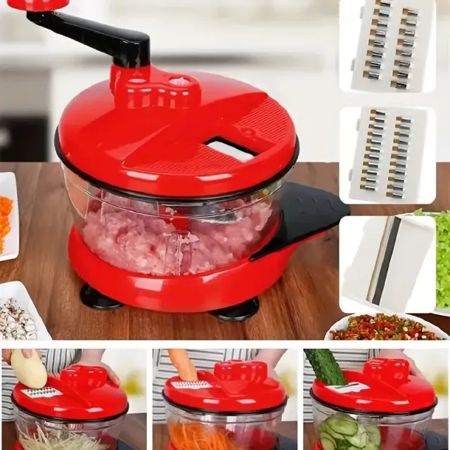 1pcs, Mill To Meat, Chopper Vegetables, Multifunctional Squeeze To Garlic, Chopper Vegetables, Creative Crusher Fruit, Squeeze To Meat, Hand Chopper Food, Kitchen utensils, Kitchen Aids