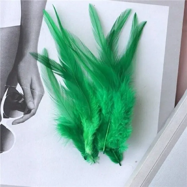 Decorative cock feathers 10-15 cm 50 pcs