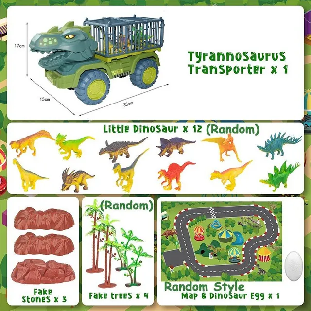 Mașinuță de jucărie cu tematică de dinozaur Jurassic World