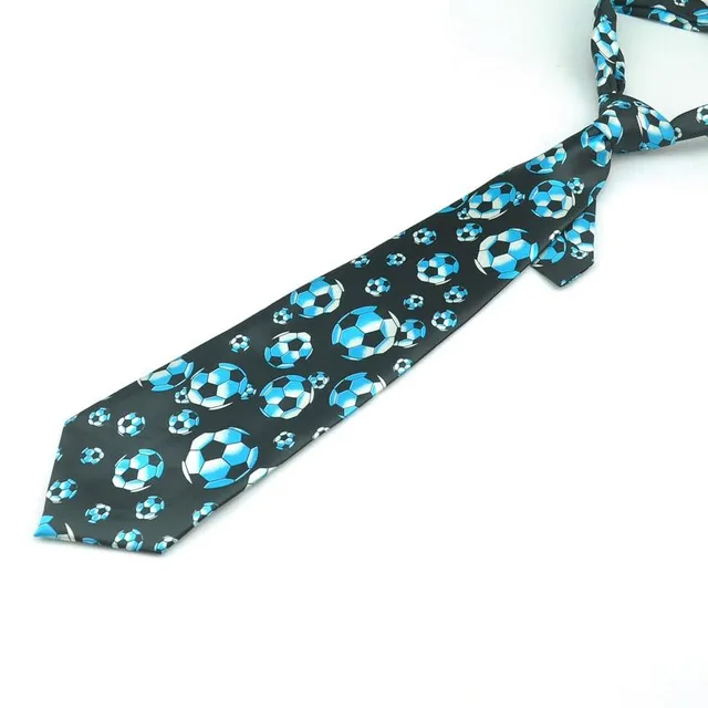 Luxusná pánska kravata nielen pre milovníkov futbalu - niekoľko farebných variantov Welljahel