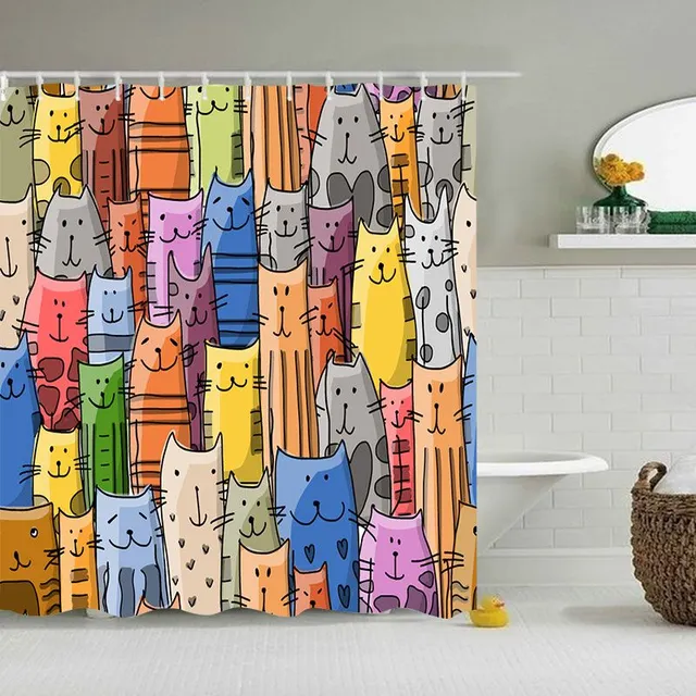 Funny shower curtain