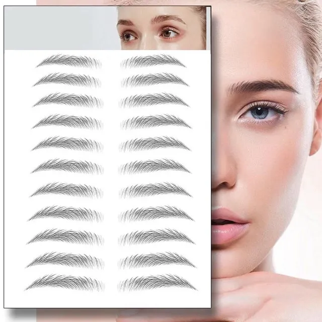 Microblading sticker - temporary eyebrow tattoo