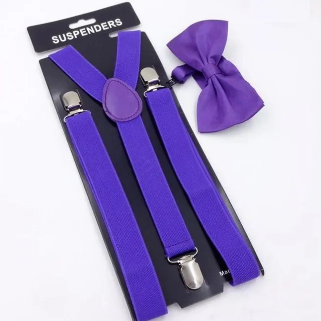 Suspenders and bow tie UNISEX
